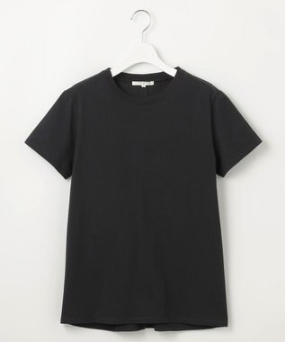 23区 【SLOW/一部店舗限定】MVSコットン バックデザイン Tシャツ ブラック系