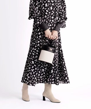 steppi 【洗える】撥水 ストレッチブーツ ベージュ