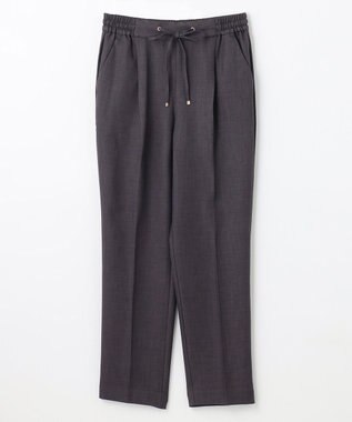 ANY 【セットアップ対応/ウエストゴム】イージィケア美脚テーパードパンツ グレー