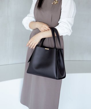 組曲 ノットデザイントートバッグ ブラック系