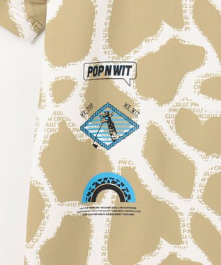 PW CIRCULUS 【UVカット / 吸水速乾 / 伸縮性抜群】【WOMEN】ジラフモック T ゴルフウェア レディース ベージュ系5