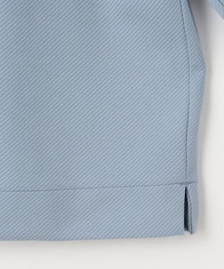 組曲 タックスリーブカルゼ カットソー サックスブルー系