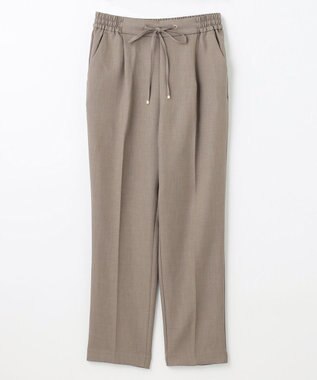 ANY 【セットアップ対応/ウエストゴム】イージィケア美脚テーパードパンツ ライトモカ