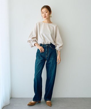 YECCA VECCA 2wayボリューム袖ブラウス Light Beige