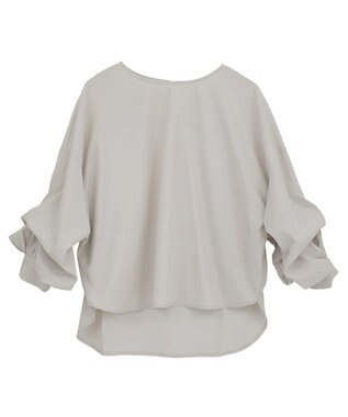 YECCA VECCA 2wayボリューム袖ブラウス Light Beige
