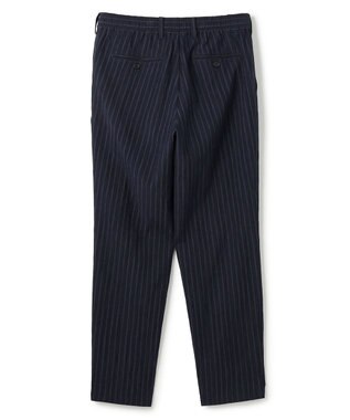 JOSEPH HOMME 【新素材】エアリッジストレッチ ドロスト付タック入りテーパードパンツ / PEGG TUCK ネイビー系1