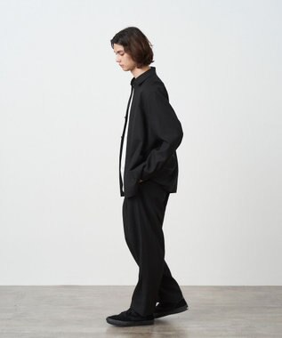 ATON KYOTO TSURIZOME LINEN | シャツジャケット - UNISEX BLACK