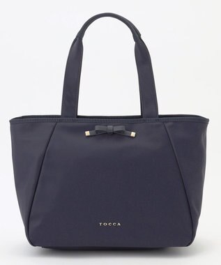 TOCCA 【A4サイズ対応・撥水】JOLIE KNOT NYLONTOTE トートバッグ ネイビー系