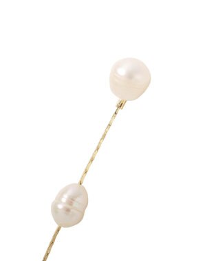 YECCA VECCA 2way淡水パールピアス Gold