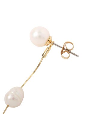 YECCA VECCA 2way淡水パールピアス Gold