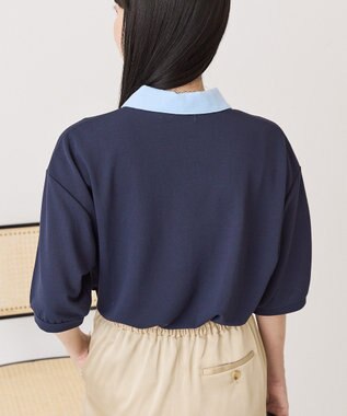 AMERICAN HOLIC 【マルチ機能】カノコポロシャツ Navy