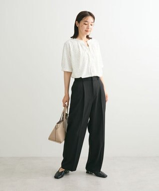 Green Parks ２ｗａｙ　５分袖ブラウソー Dot