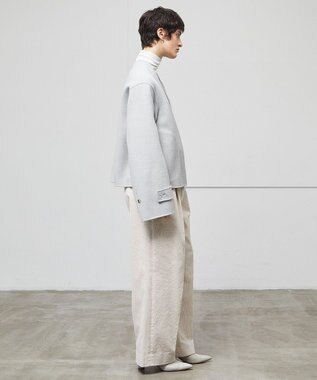 BEIGE， 【洗える】PASTEUR / ウエストベルト付きコーデュロイパンツ Ecru