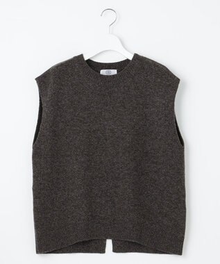 J.PRESS LADIES 【洗える】AZALEA ニット ベスト グレー系