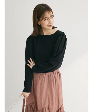 Green Parks ・ＳＵＧＡＲ　ＳＰＯＯＮ　タックスリーブプルオーバー Black