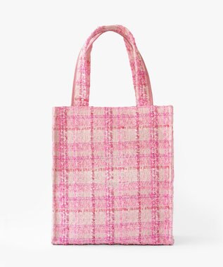 TOCCA 【キャンセル分販売！】【A4サイズ対応】COLOR OF GLORY CUSTOMIZED BAG カスタマイズ トートバッグ ピンクツイード×ホールマーク