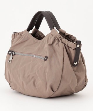 Y'SACCS 【Y’SACCS vous et】サイドギャザー2WAYトート Sサイズ ベージュ