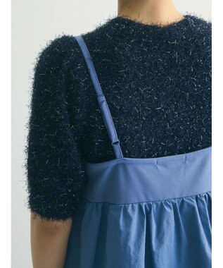 Green Parks armonia.ペプラムキャミワンピース Gray