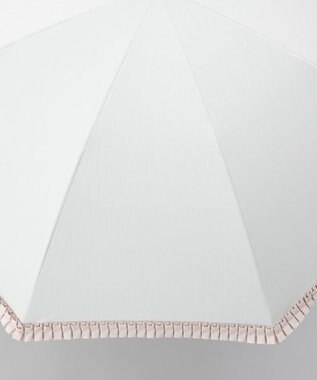 AURORA 【 BLAO（ブラオ）】ギャザーフリル晴雨兼用傘(長傘) シルバーグレー