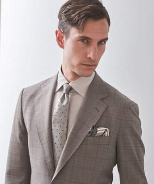 GOTAIRIKU 【日本製】シルク100% ポケットチーフ_25年春夏限定色 グレー系8