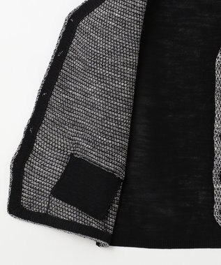 JOSEPH ABBOUD 【キングサイズ・清涼感/軽い/洗える】 スラブギマニットベスト ブラック系