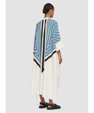 JOSEPH クレットプリント　シャツドレス Navy combo