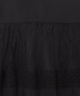 GRACE CONTINENTAL レースコンビキャミソールワンピース ブラック