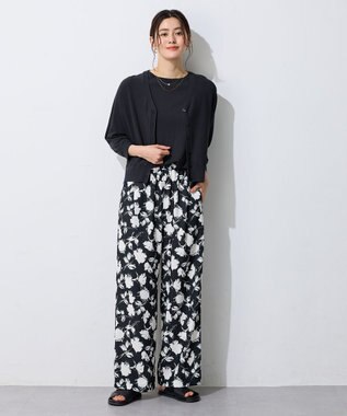 ANY L 【接触冷感/UVカット/抗菌防臭/手洗い可/アンチピリング】ファンクションカーディガン チャコール