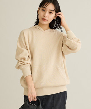 CRAFT STANDARD BOUTIQUE ラメスウェット風ニットプルオーバー