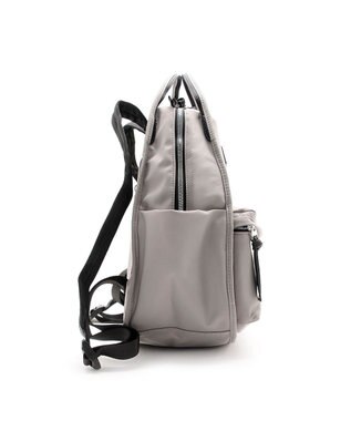 MioFIRANO はっ水軽量ナイロンオーバルハンドルリュック　FIRANO フィラノ GRAY