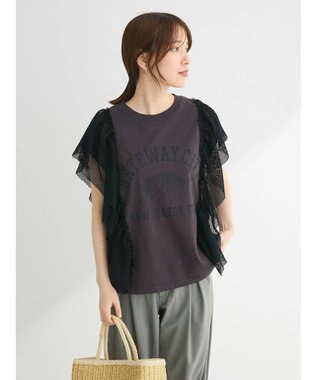 Green Parks ・ＳＵＧＡＲ　ＳＰＯＯＮ　ＴＩＧＥＲｐｔラッフルフレンチＴ Charcoal Gray