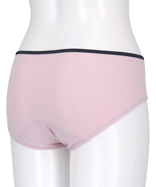 une nana cool 綿ベア天竺 カラーブロッキング サニタリーショーツ ピンク