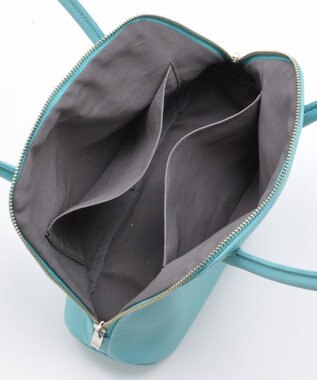 blancle シュリンクレザー 舟形ボストン ロビンエッグブルー