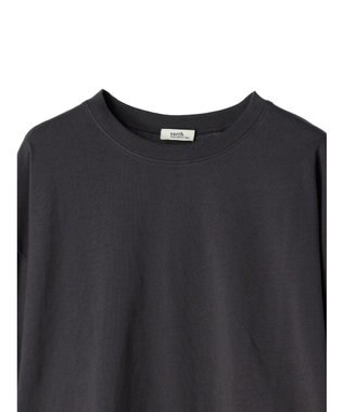 earth music&ecology バックスリットロンＴＥＥ Charcoal Gray