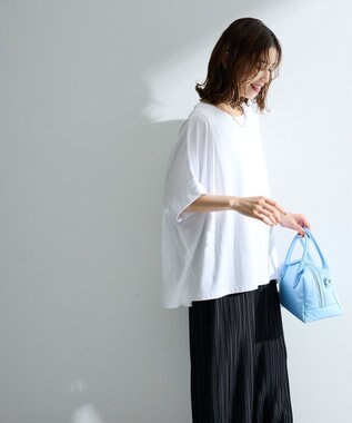 Green Parks 超冷感タック入りオーバーサイズプルオーバー Off White