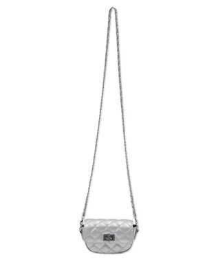 WEGO キルティングフラップミニショルダー