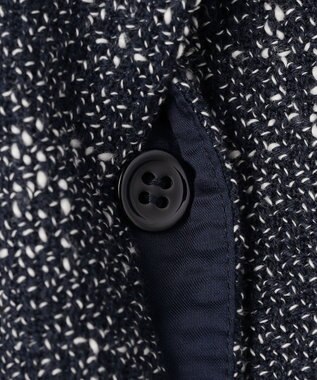 BEIGE， TRIPHANE / バックニットツイードビスチェ Navy Mix