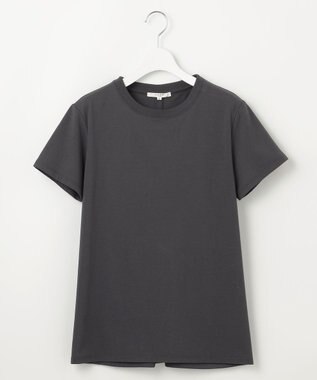 23区 【SLOW/一部店舗限定】MVSコットン バックデザイン Tシャツ グレー系