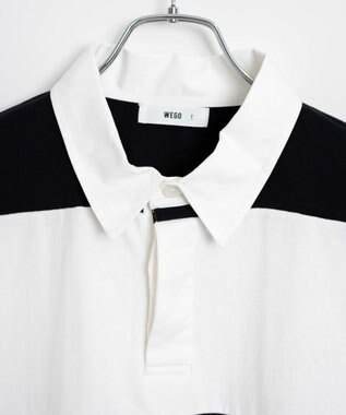 WEGO ビッグラガーシャツ ブラック