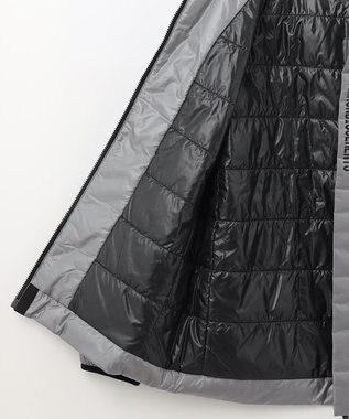 23区GOLF 機能中綿採用【MEN】【撥水】ナイロンタフタ フーテッド ブルゾン ライトグレー系