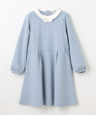 組曲 KIDS 【150-160㎝】おでかけ ワンピース サックス系