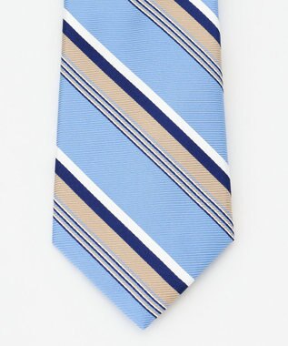 J.PRESS MEN 【STRUCTURE MIX COLLECTION】レジメンタル ネクタイ サックスブルー系2