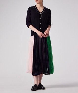 Paul Smith パイピングストライプ カーディガン ブラック