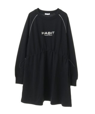 CRAFT STANDARD BOUTIQUE ライン入りロゴチュニック Navy