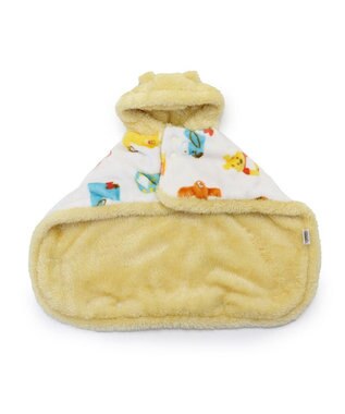 PET PARADISE ディズニー くまのプーさん 着る毛布  《数字柄》 小型犬 イエロー