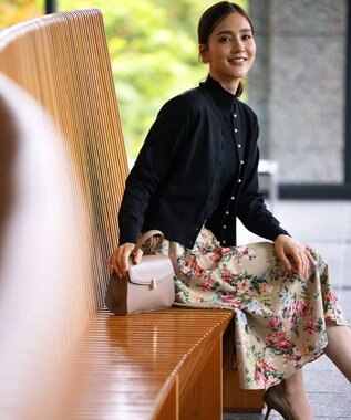 組曲 ホールガーメント ハイネックニット ブラック系