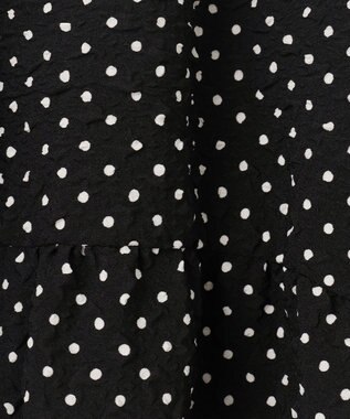 Feroux エンボスドット スカート ブラック系1