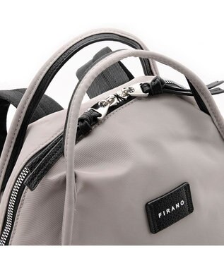 MioFIRANO はっ水軽量ナイロンオーバルハンドルリュック　FIRANO フィラノ GRAY