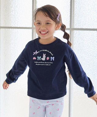 ANY KIDS 【Strawberry Collection】アートプリント 長袖Tシャツ