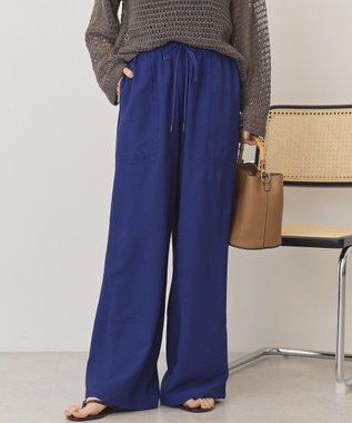 AMERICAN HOLIC 【マルチ機能】ベイカーリラックスパンツ Blue